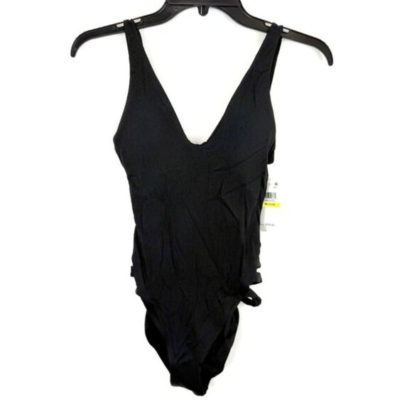 Becca Women’s Black One Piece Swimsuit Size M